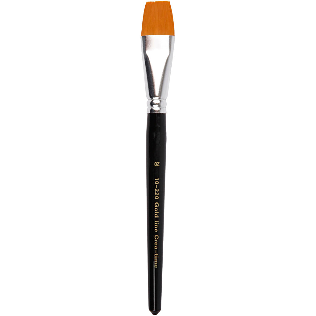 Nylon Brushes, no. 20, L: 21 cm, W: 24 mm, flat, 6 pc