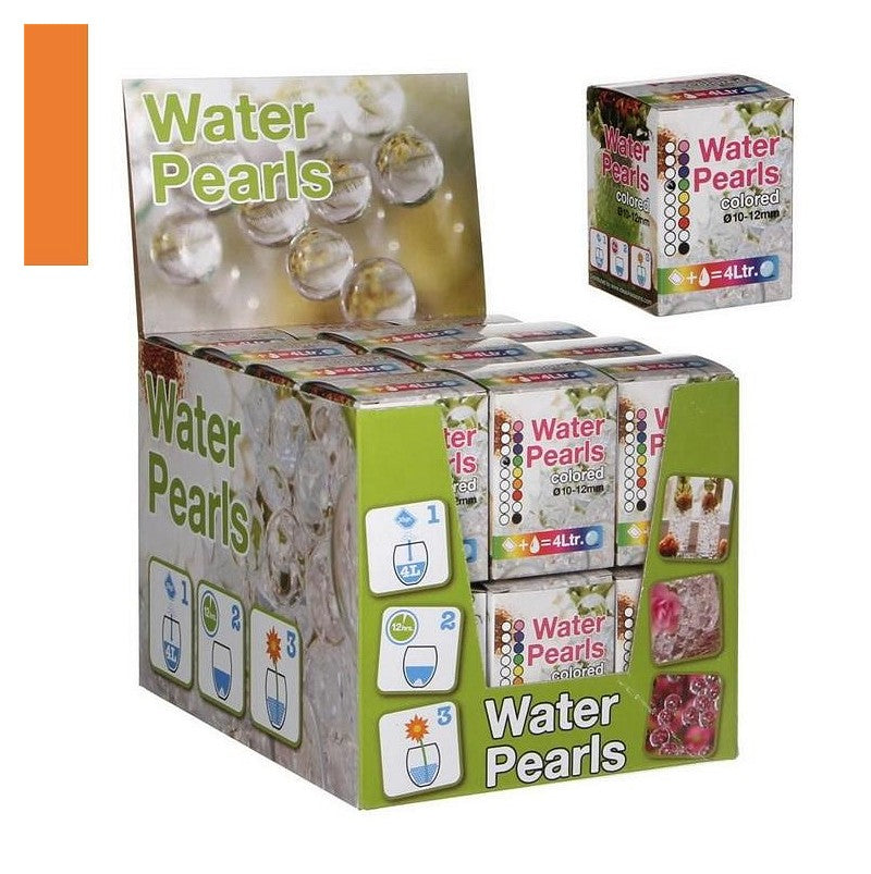 Water pearls Orange 10-12 mm (1 box)