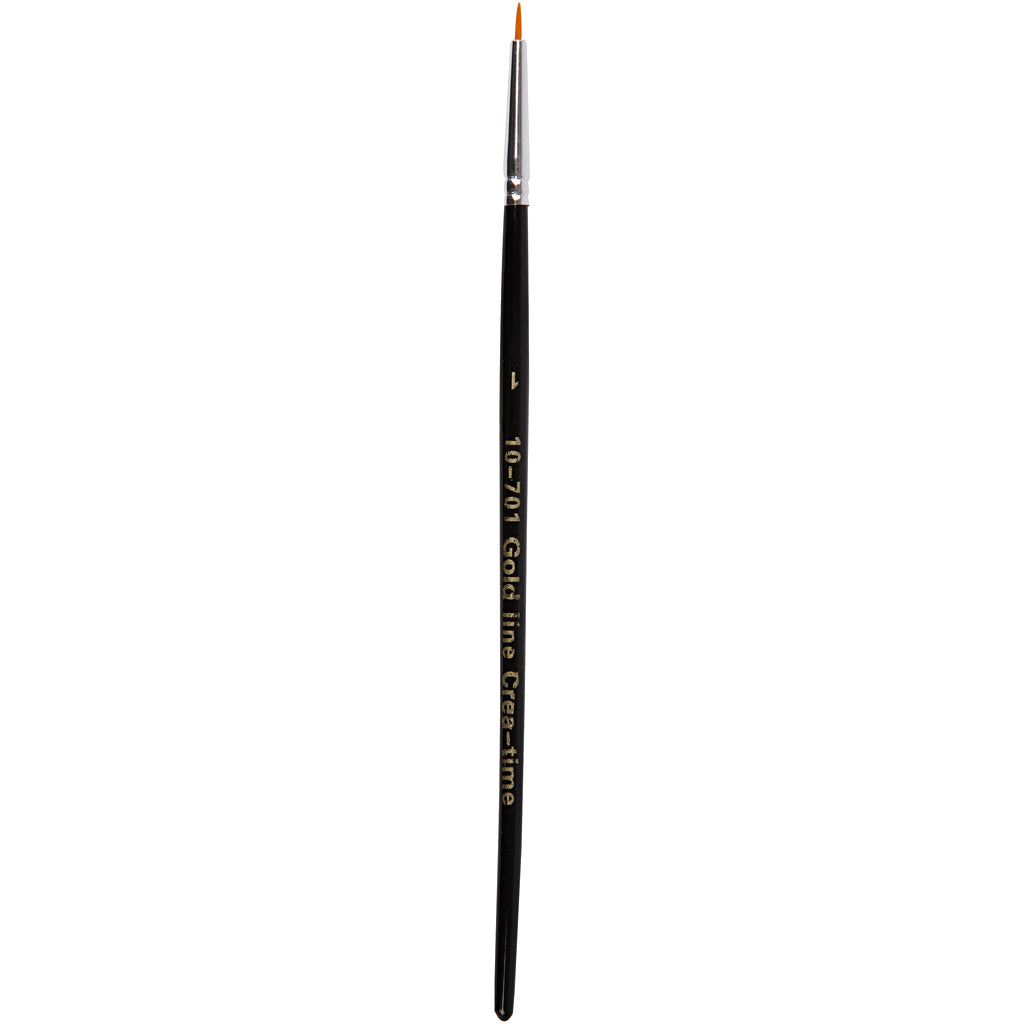 Nylon Brushes, no. 0, L: 17 cm, W: 1 mm, round, 12 pc