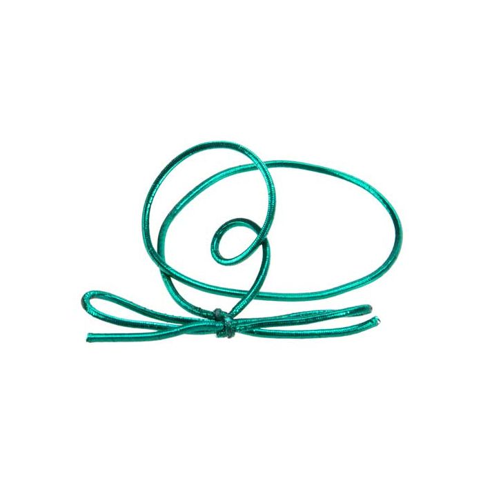 Decorative Loops Metallic Green 25.5cm
