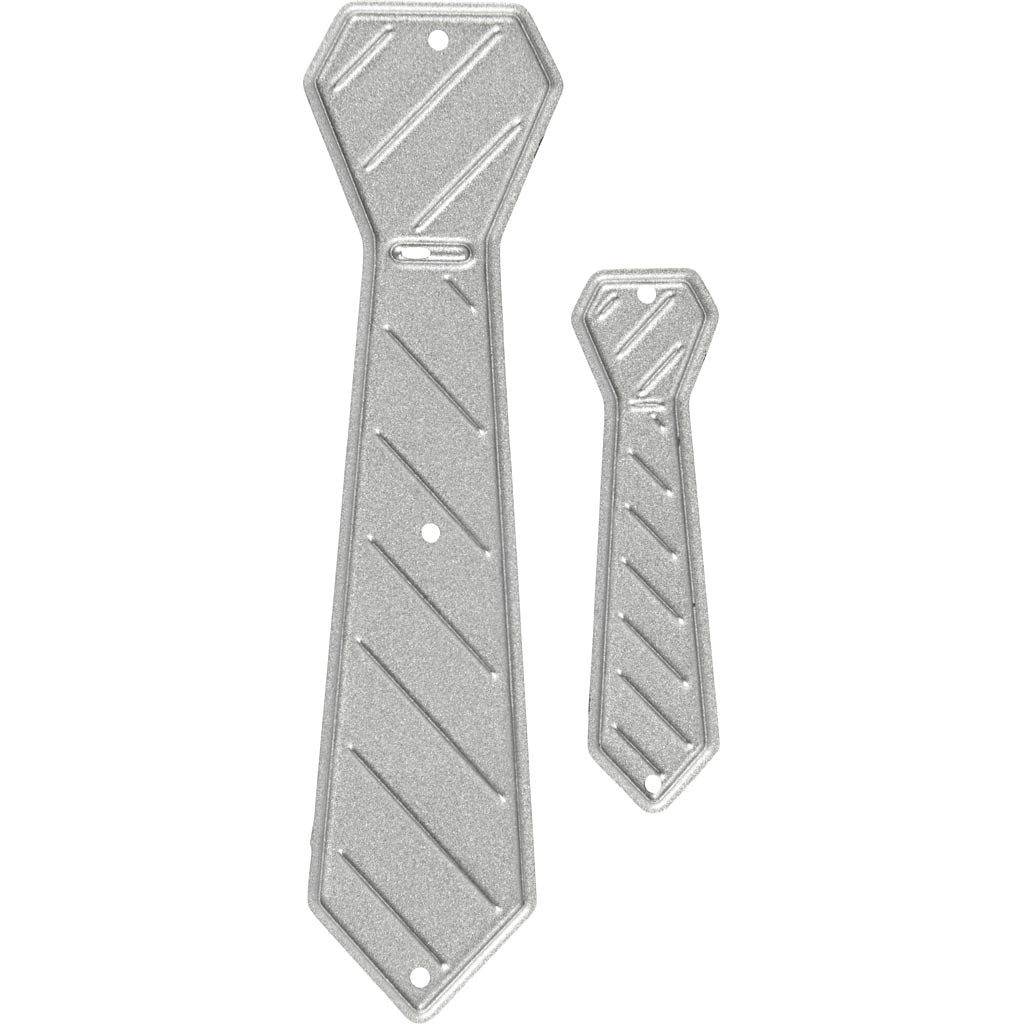 Die Cut and Embossing Folder, tie, size 26x99+9x35 mm