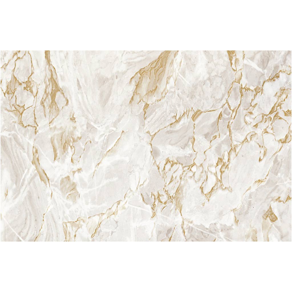 Self-Adhesive Foil, marble, W: 45 cm, brown, 2m/ 1 roll
