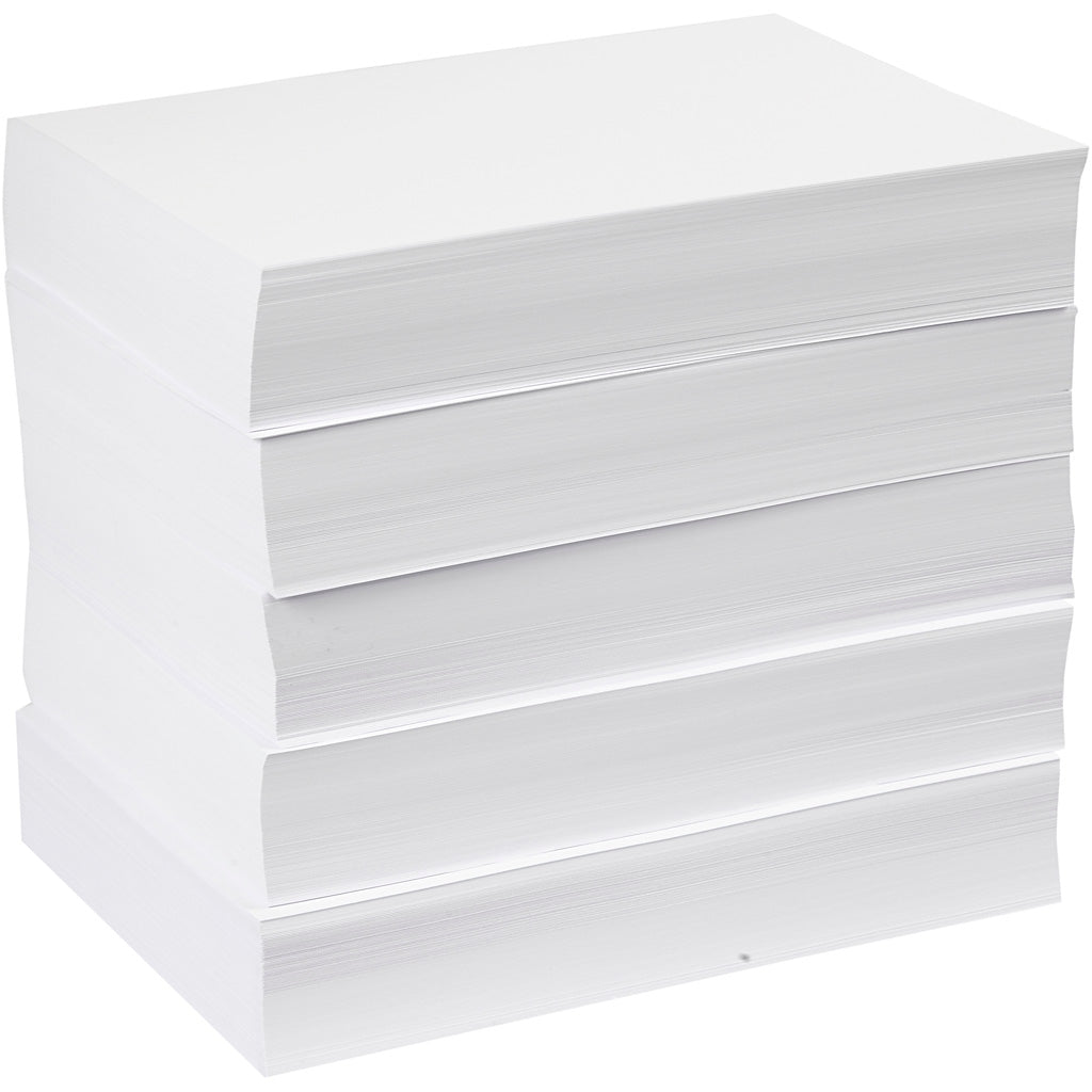 Drawing Paper, A4, sheet 210x297 mm, 80 g, white, 5x500 sheet