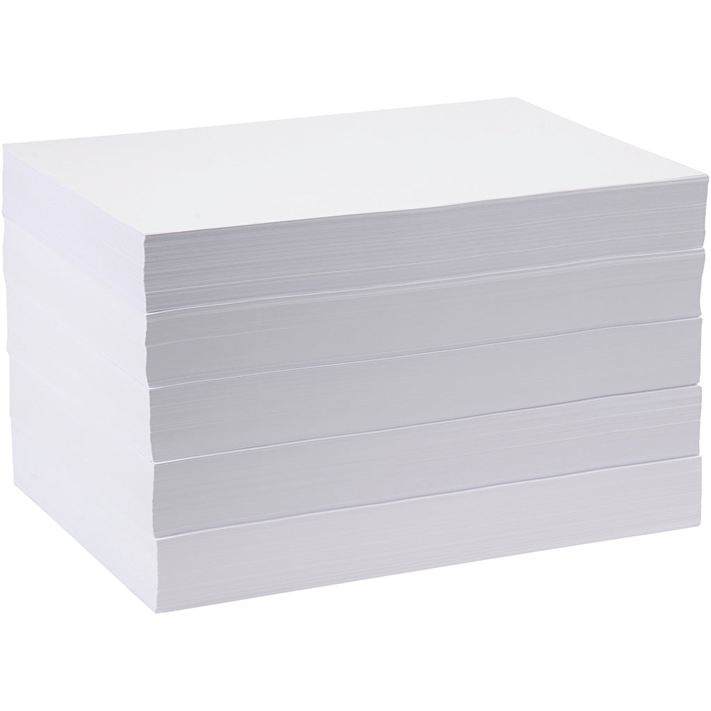 Drawing Paper, A3, sheet 297x420 mm, 80 g, white, 5x500 sheet