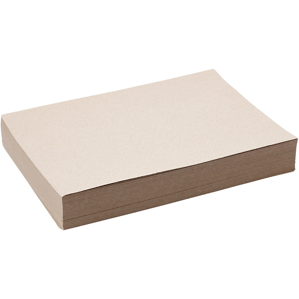 Recycled Paper, A4, sheet 210x297 mm, 100 g, grey brown, 250 sheet