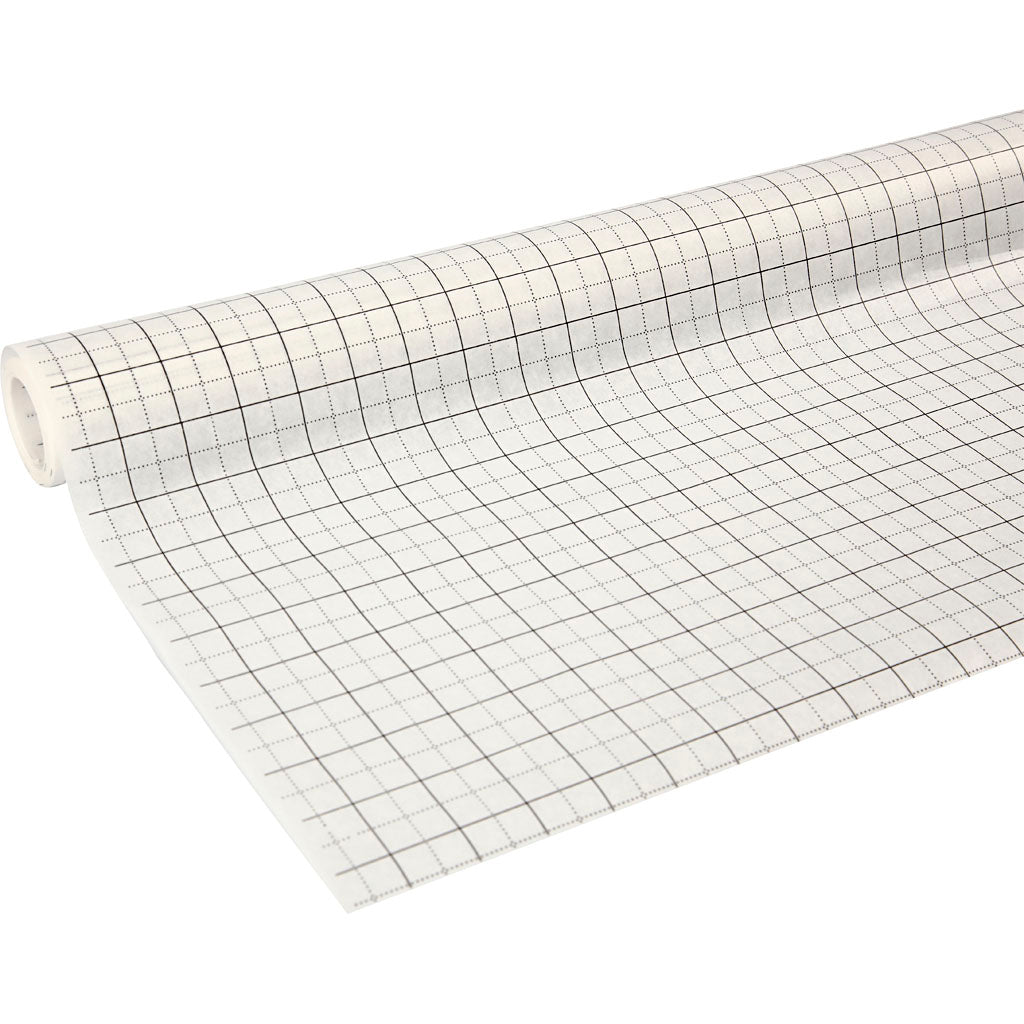 Dressmakers Squared Pattern Paper, W: 80 cm, 28 g, 15 m/ 1 roll