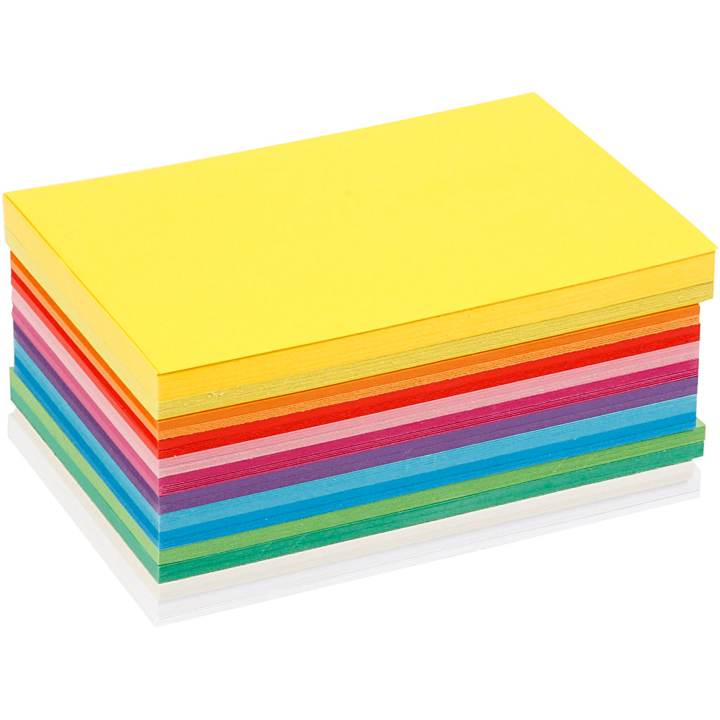 Spring Cardboard, A6, sheet 105x148 mm, 180 g, assorted colours, 300 ass sheets