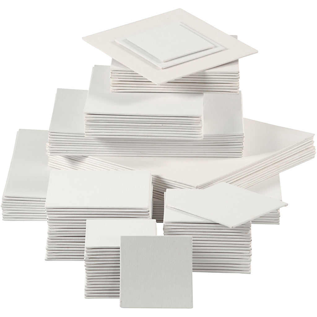 Canvas Panel, 280 g, white, 108 pc