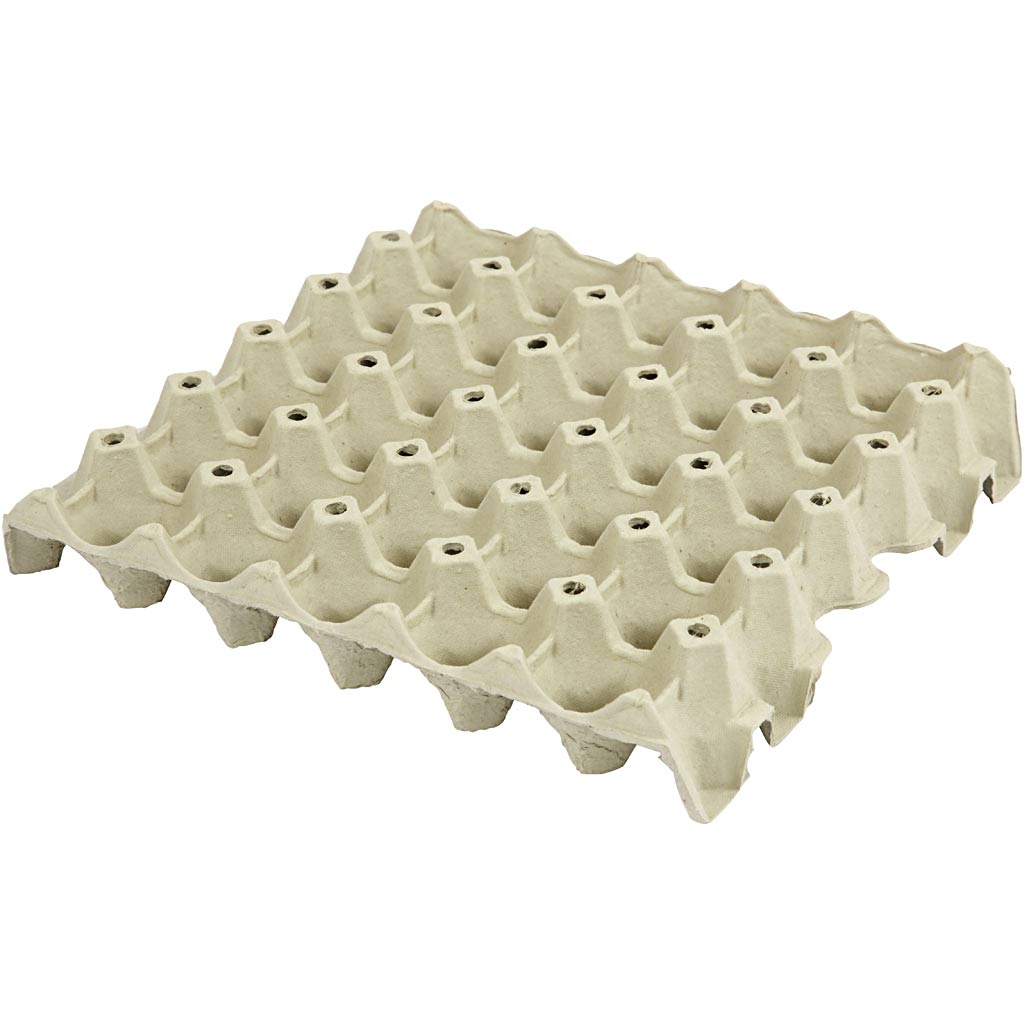 Egg Trays, H: 4 cm, size 29x29 cm, 20 pc