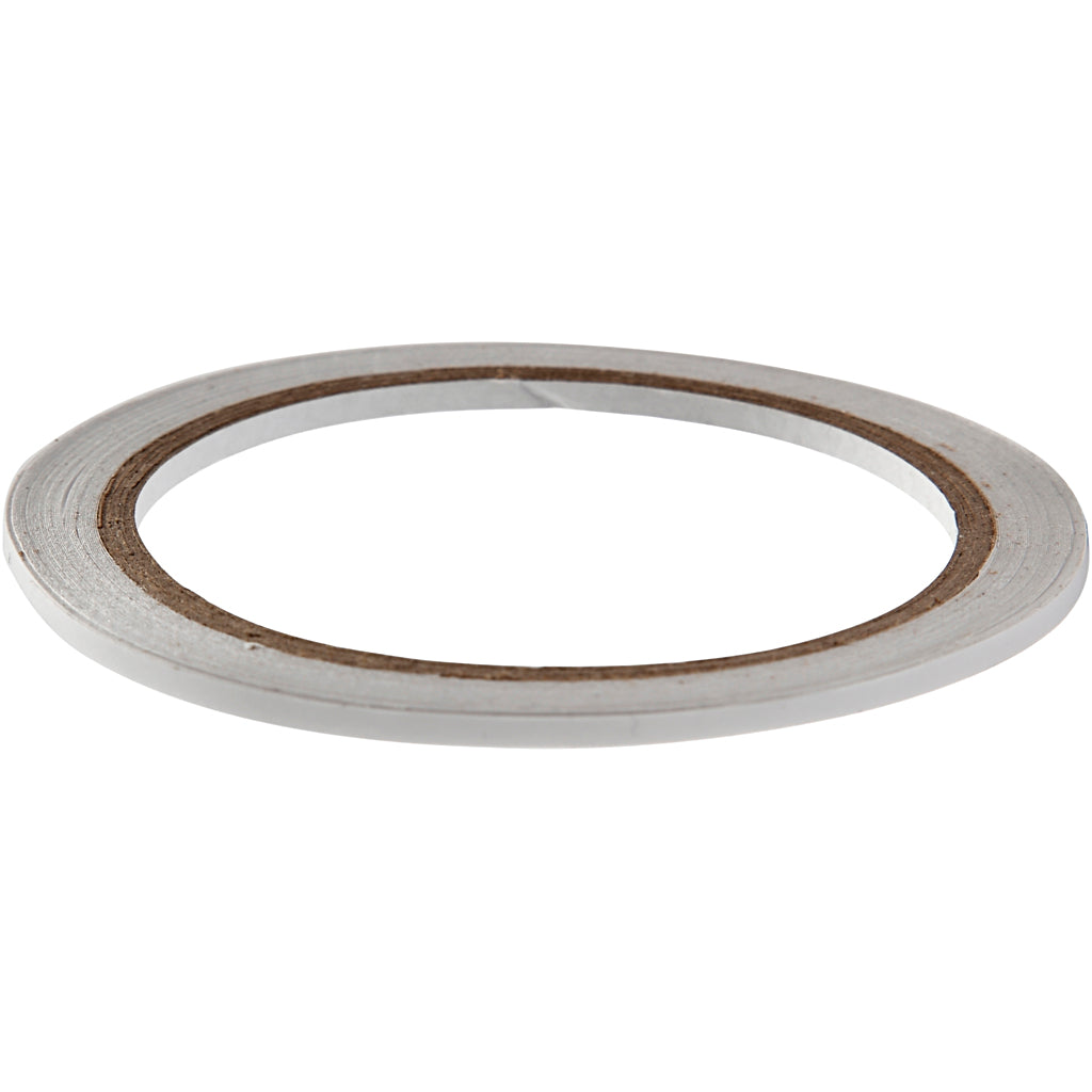 Double-Sided Adhesive Tape, W: 3 mm, 10 m/ 1 roll