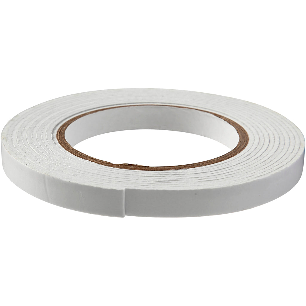 3D Tape, W: 12 mm, thickness 2 mm, 5 m/ 1 roll