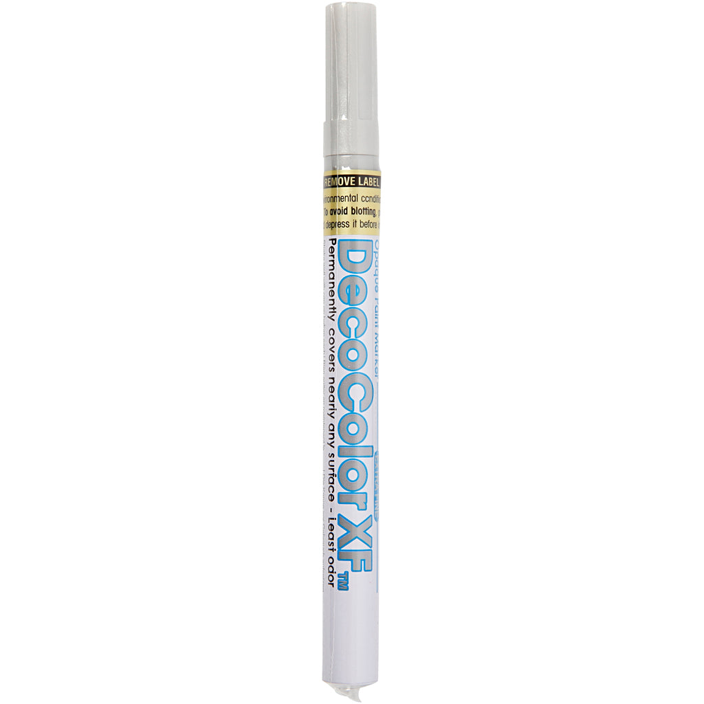 Deco Permanent Marker, line 0,8 mm, silver