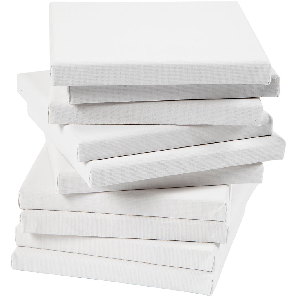 Canvas, D. 1,6 cm, size 20x20 cm, 280 g, white, 80 pc
