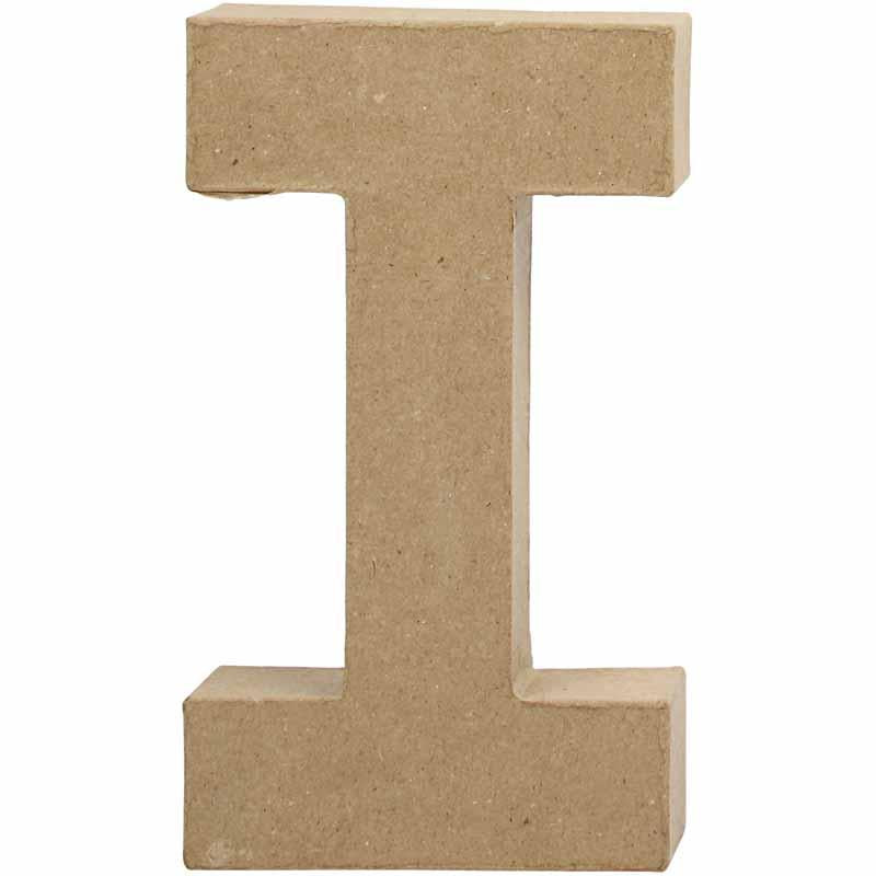 Letter, I, H: 19,9 cm, W: 11,2 cm, thickness 2,6 cm