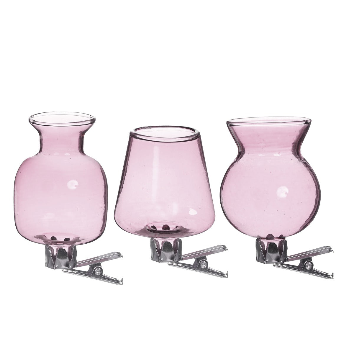 Vases on clip assorted of 3 pieces Pink (1 pcs.)
