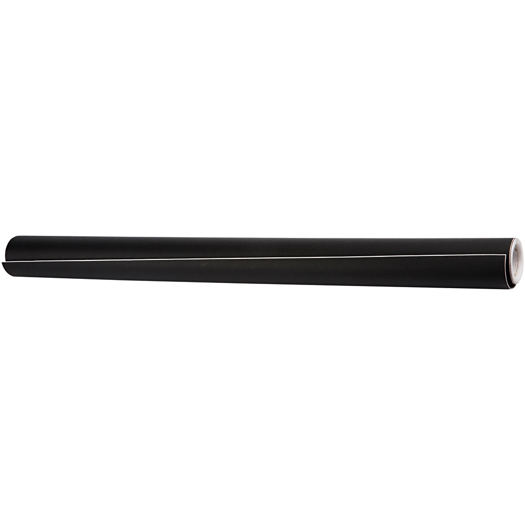Board foil for chalkboard, W: 45 cm, black, 2 m/ 1 roll