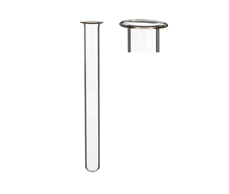 Glass Test tube 1.5cm diameter 15cm high, with ring (set of 12 pcs)
