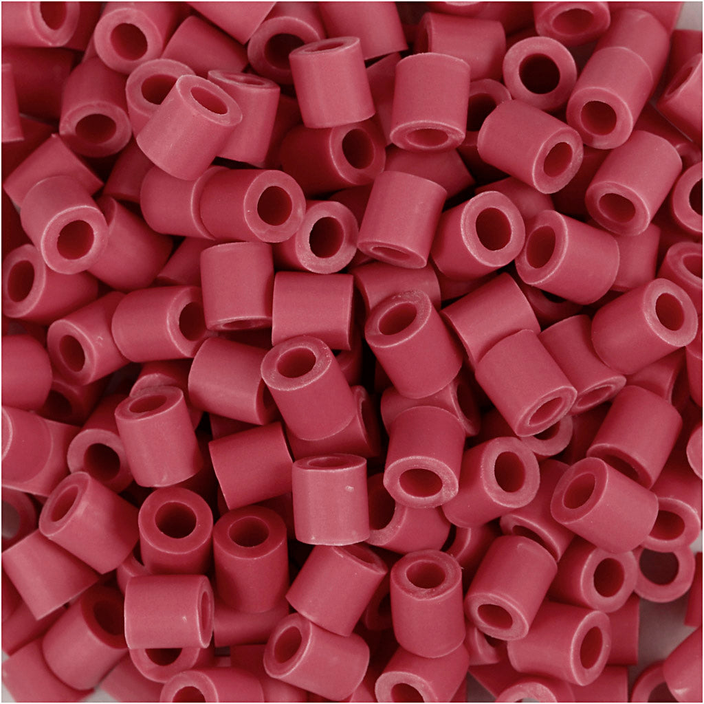 NABBI BioBeads, size 5x5 mm, hole size 2.5 mm, medium, red, 3000 pc