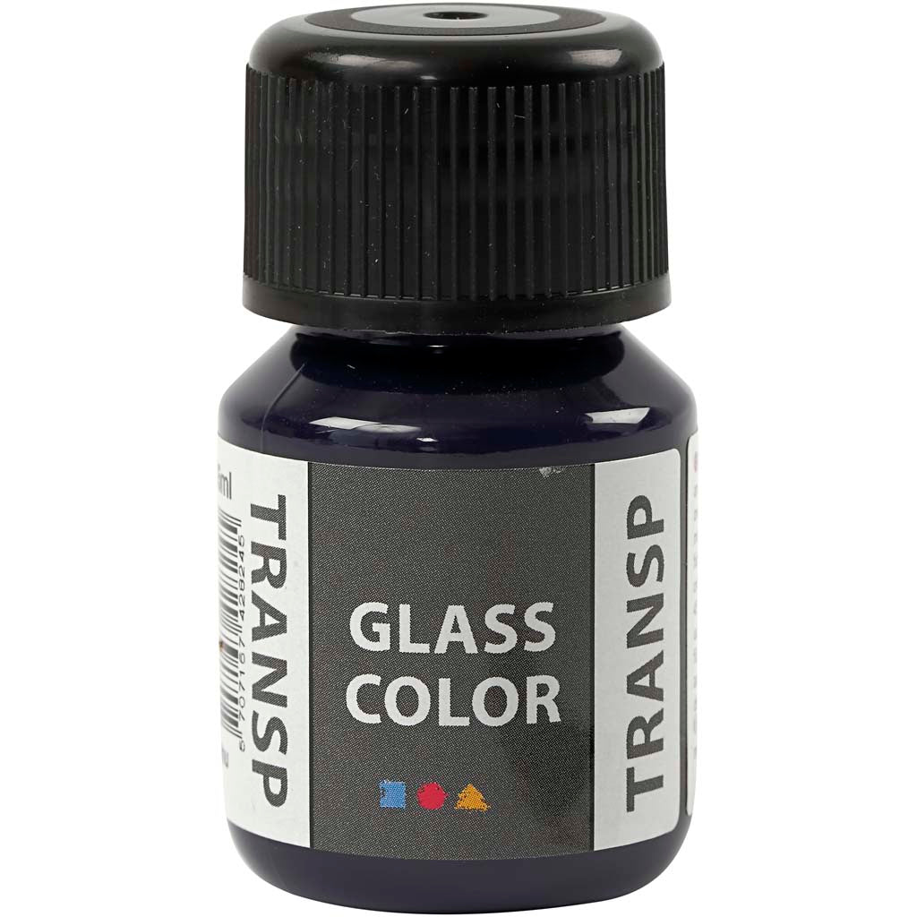 Glass Color Transparent, navy blue, 30 ml/ 1 bottle