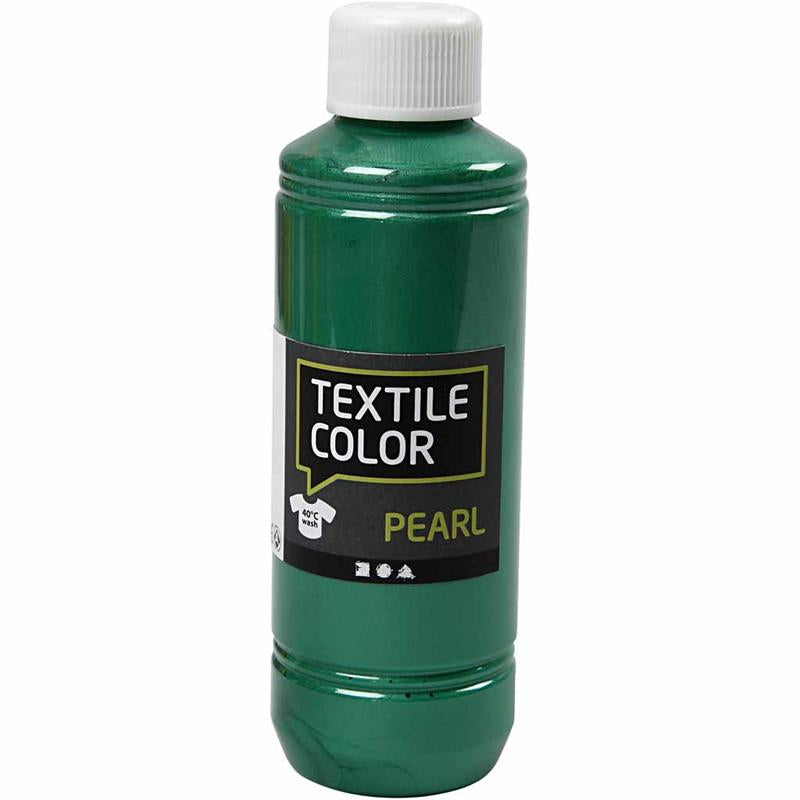 Textile Color, mother of pearl, green, 250ml/ 1 bottle