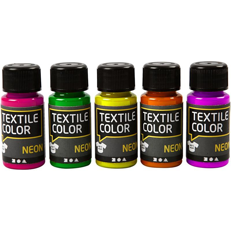 Textile Color, assorted colours, 5x50 ml