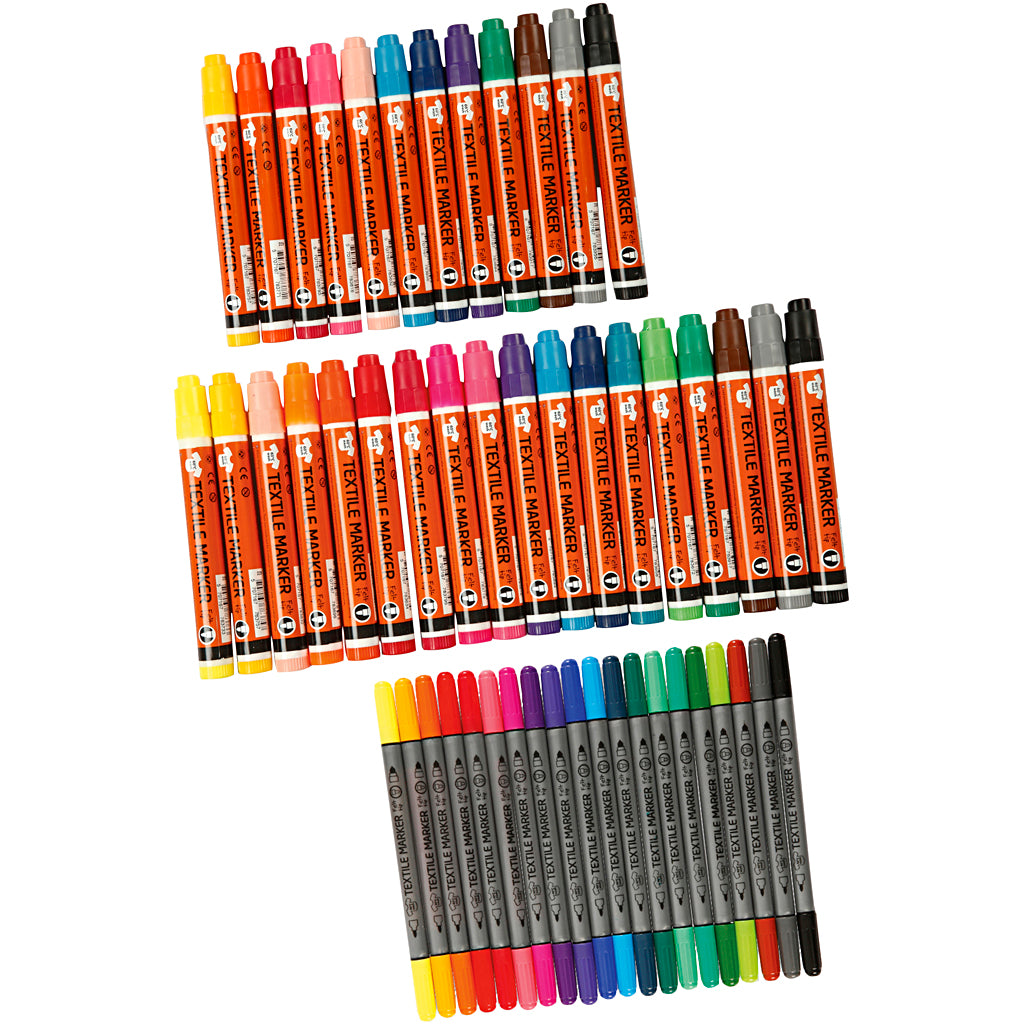 Textile Markers, 50 pc