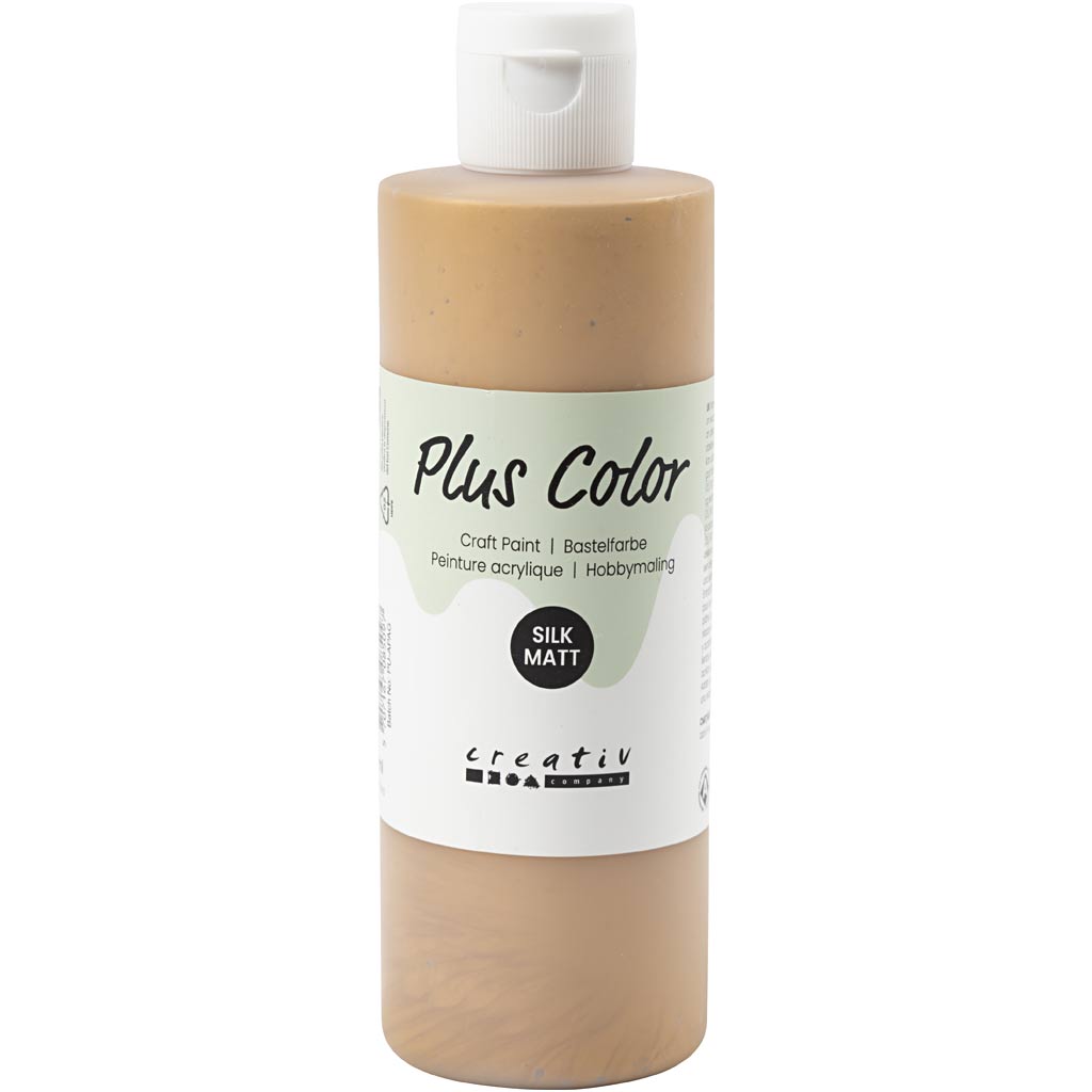 Plus Color Craft Paint, gold, 250 ml/ 1 bottle