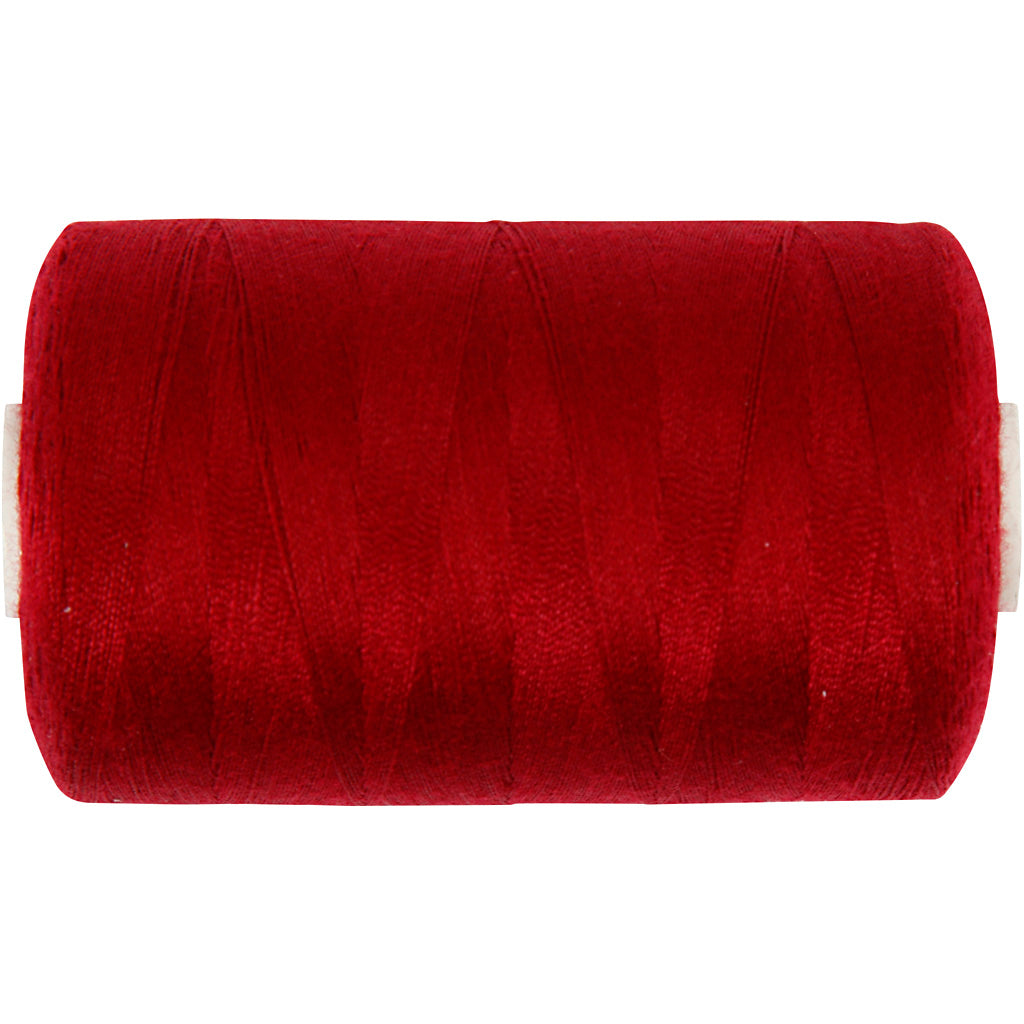 Sewing Thread, claret, 1000 m/ 1 roll