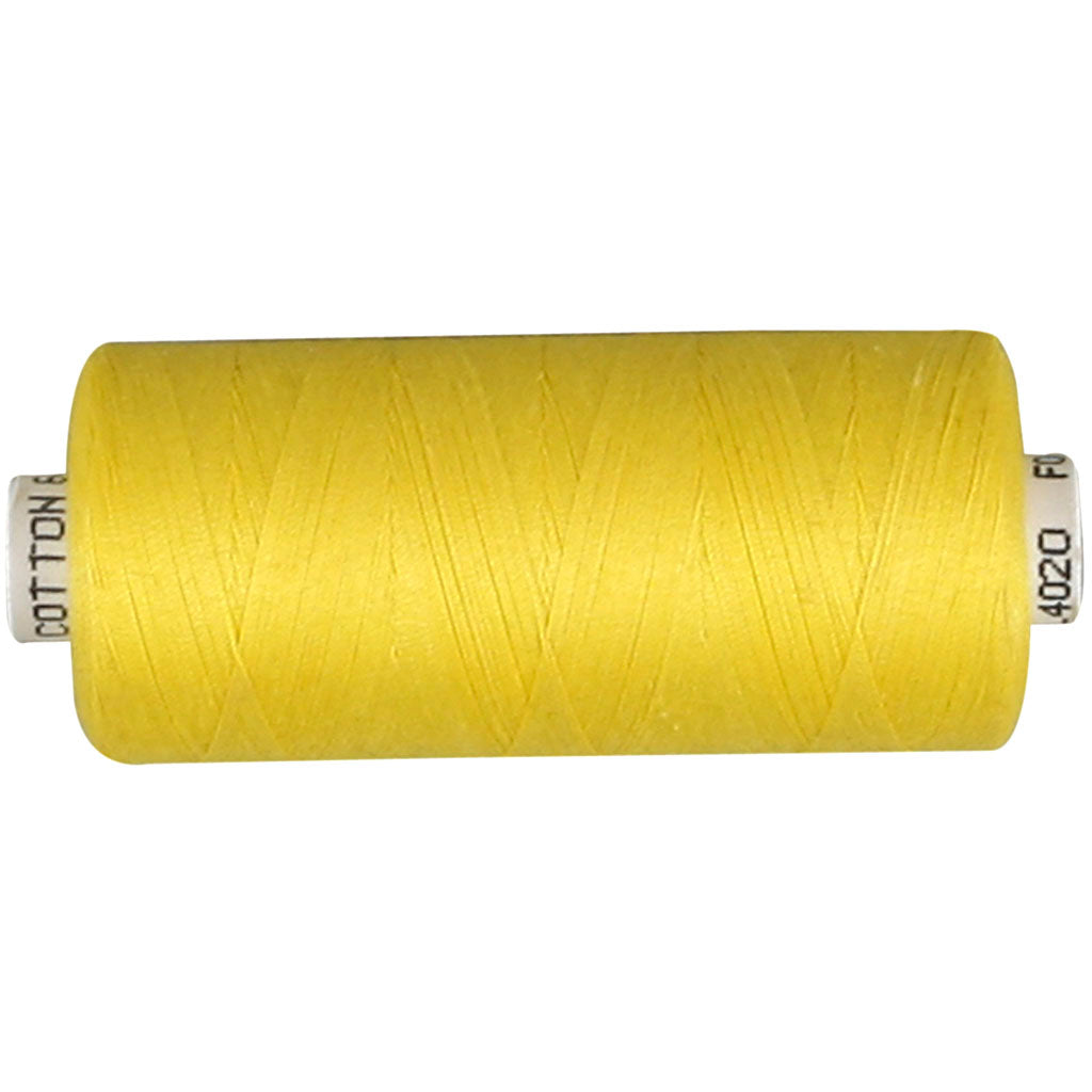 Sewing Thread, yellow, 1000m/ 1 roll