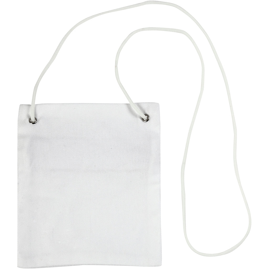 Pouch, size 13x15 cm, 210 g, white
