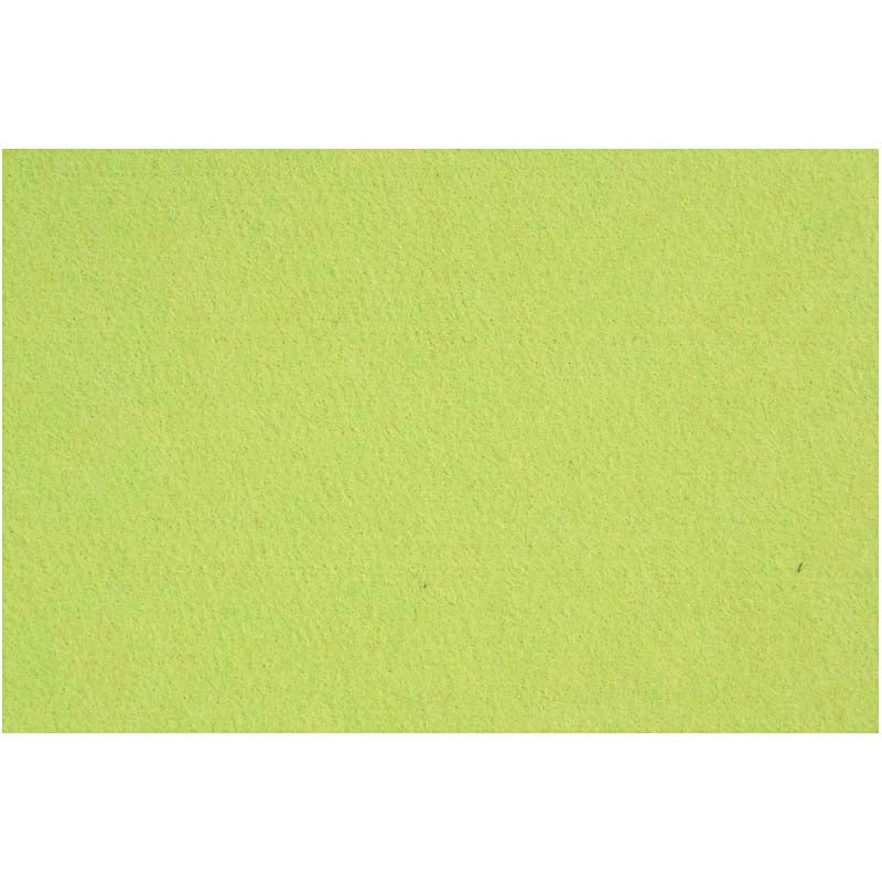 Craft Felt, sheet 42x60 cm, thickness 3 mm, light green, 1 sheet
