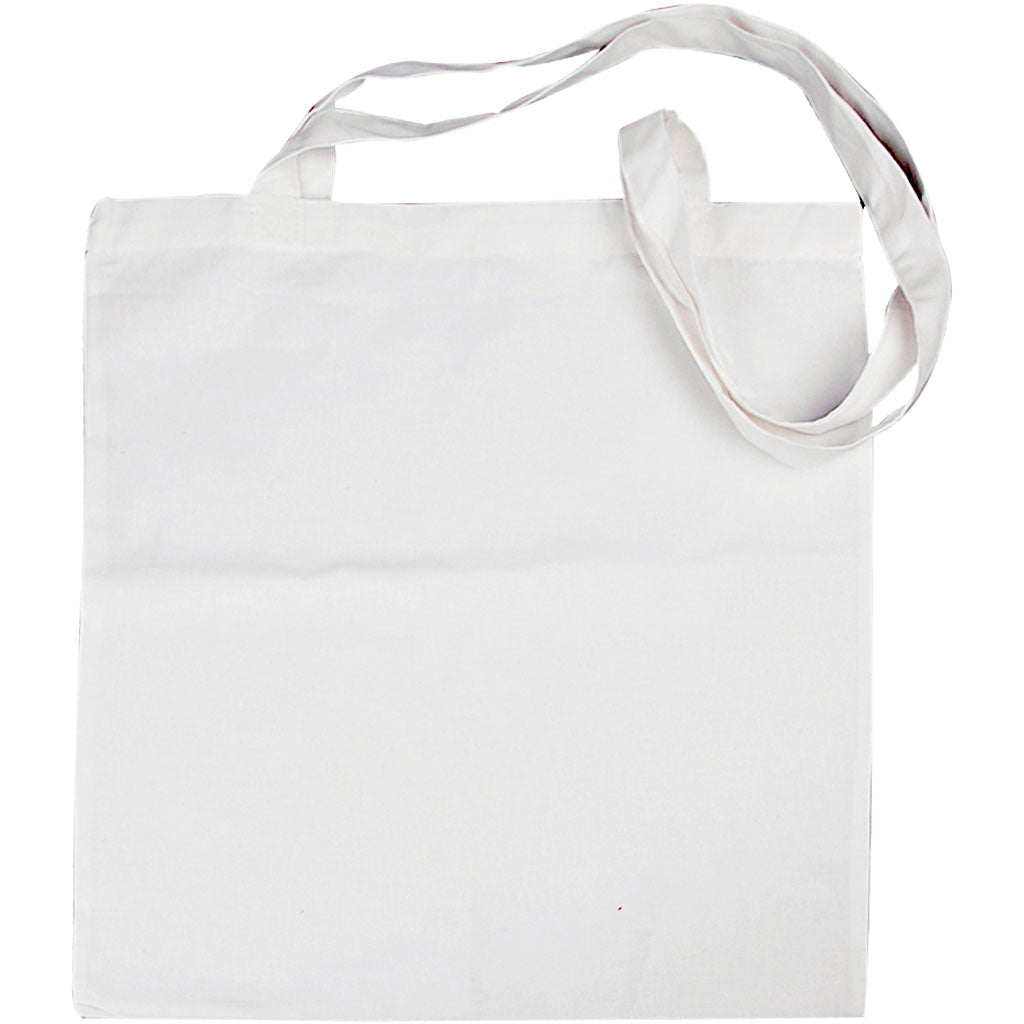 Shopping Bag, size 38x42 cm, 130 g, white, 10 pc