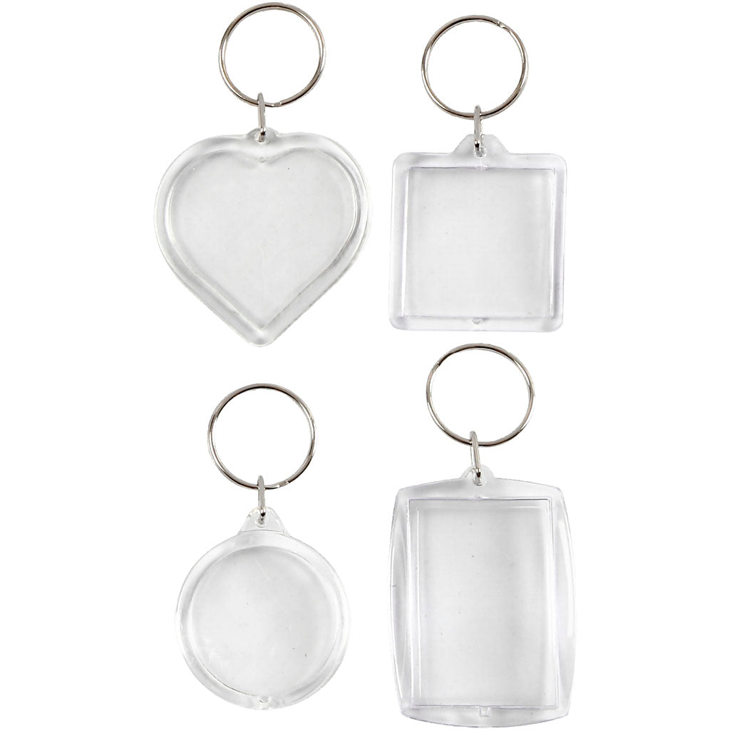 Key Rings, size 40-50 mm, 4 pc