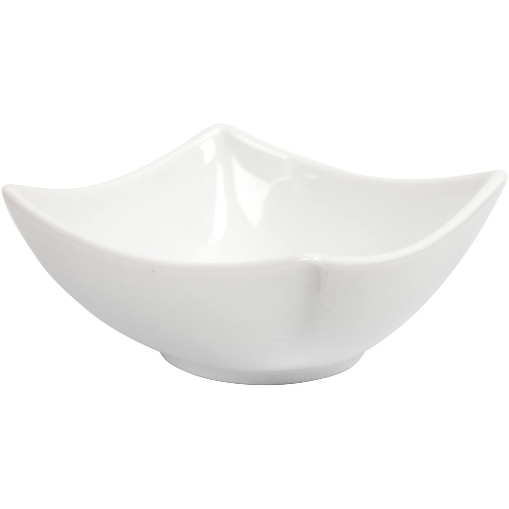 Bowl, H: 4,5 cm, dia. 10 cm, white, 12 pc