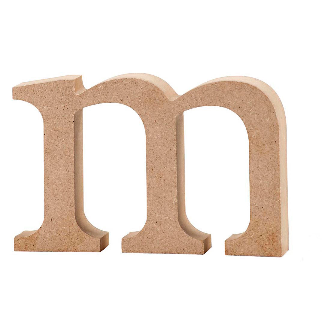 Letter, m, H: 8 cm, thickness 2 cm