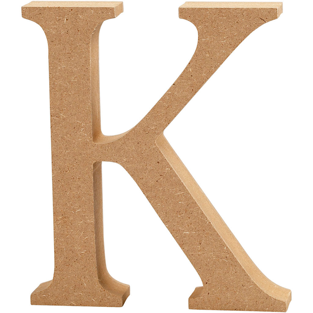 Letter, K, H: 8 cm, thickness 1,5 cm
