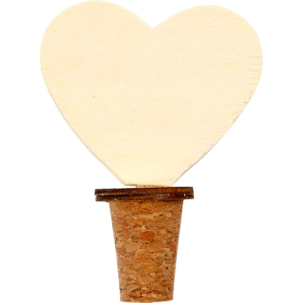 Bottle Stopper, H: 9 cm, dia. 15-20 mm, 12 pc