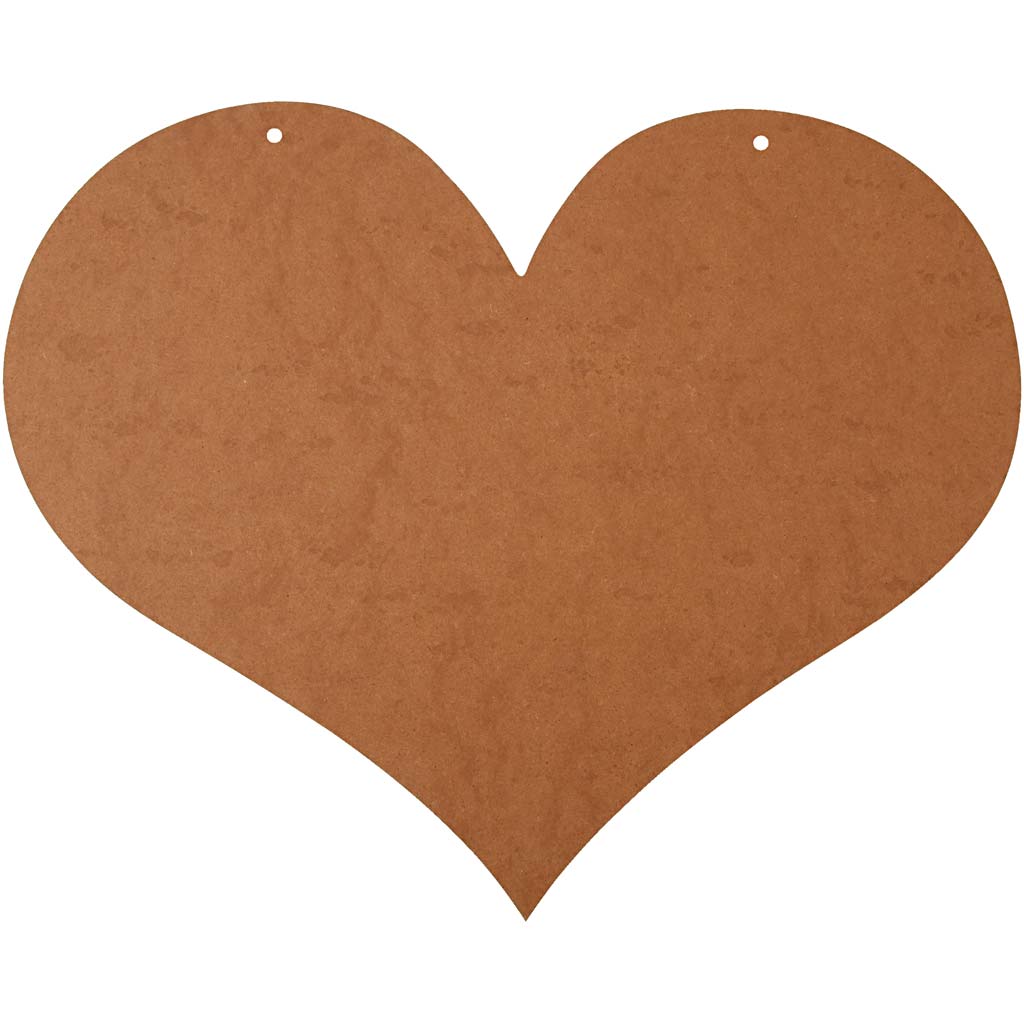 Heart, size 50x40 cm, thickness 5 mm