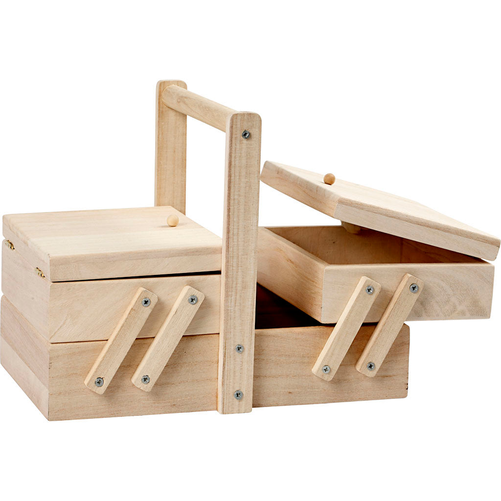 Sewing box, size 24x16,3x19 cm