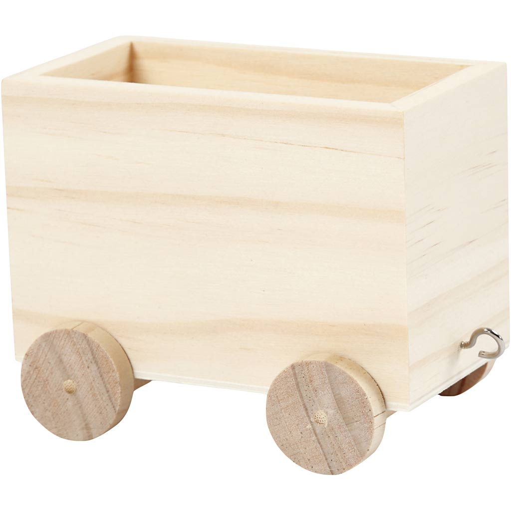 Train carriage, H: 8 cm, L: 9,5 cm, W: 6,5 cm