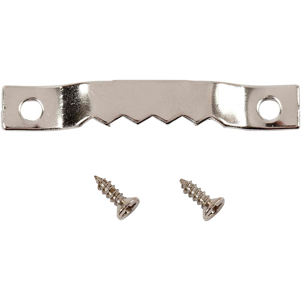 Bracket, size 5x40 mm, silver, 10 pc
