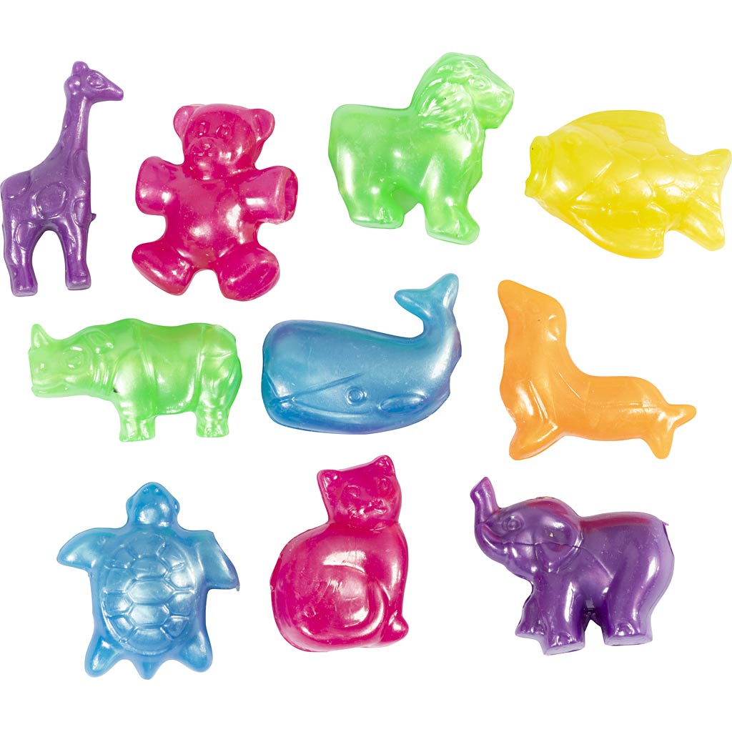 Novelty Beads, size 25 mm, hole size 4 mm, 125 ml
