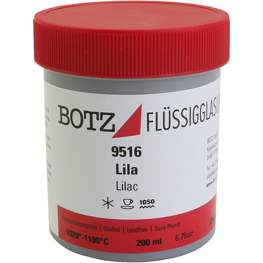 Glaze for clay, purple, 200 ml/ 1 tub