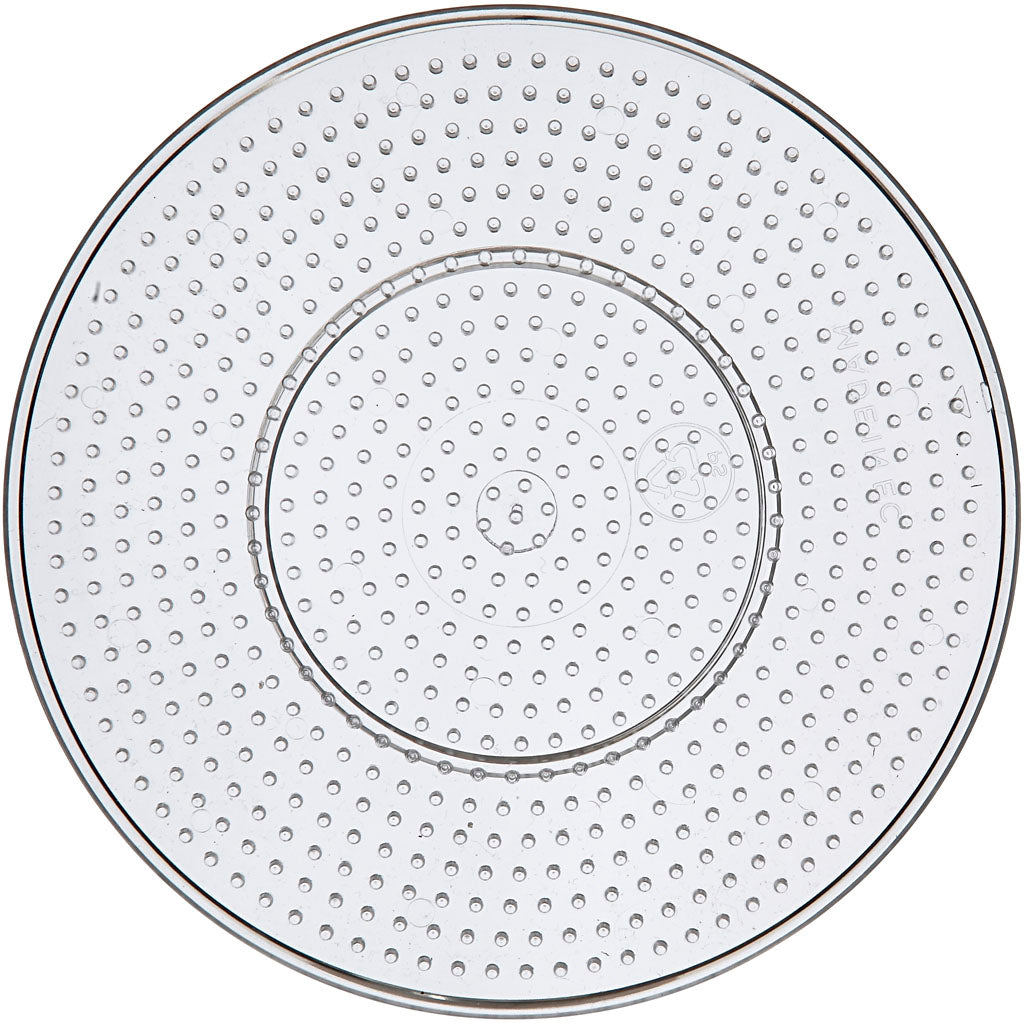 Peg Board, dia. 15 cm, medium, clear, 10 pc