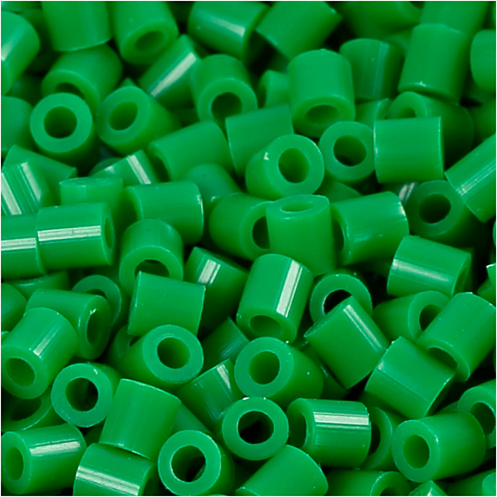PhotoPearls, size 5x5 mm, hole size 2,5 mm, medium, green (16), 1100 pc