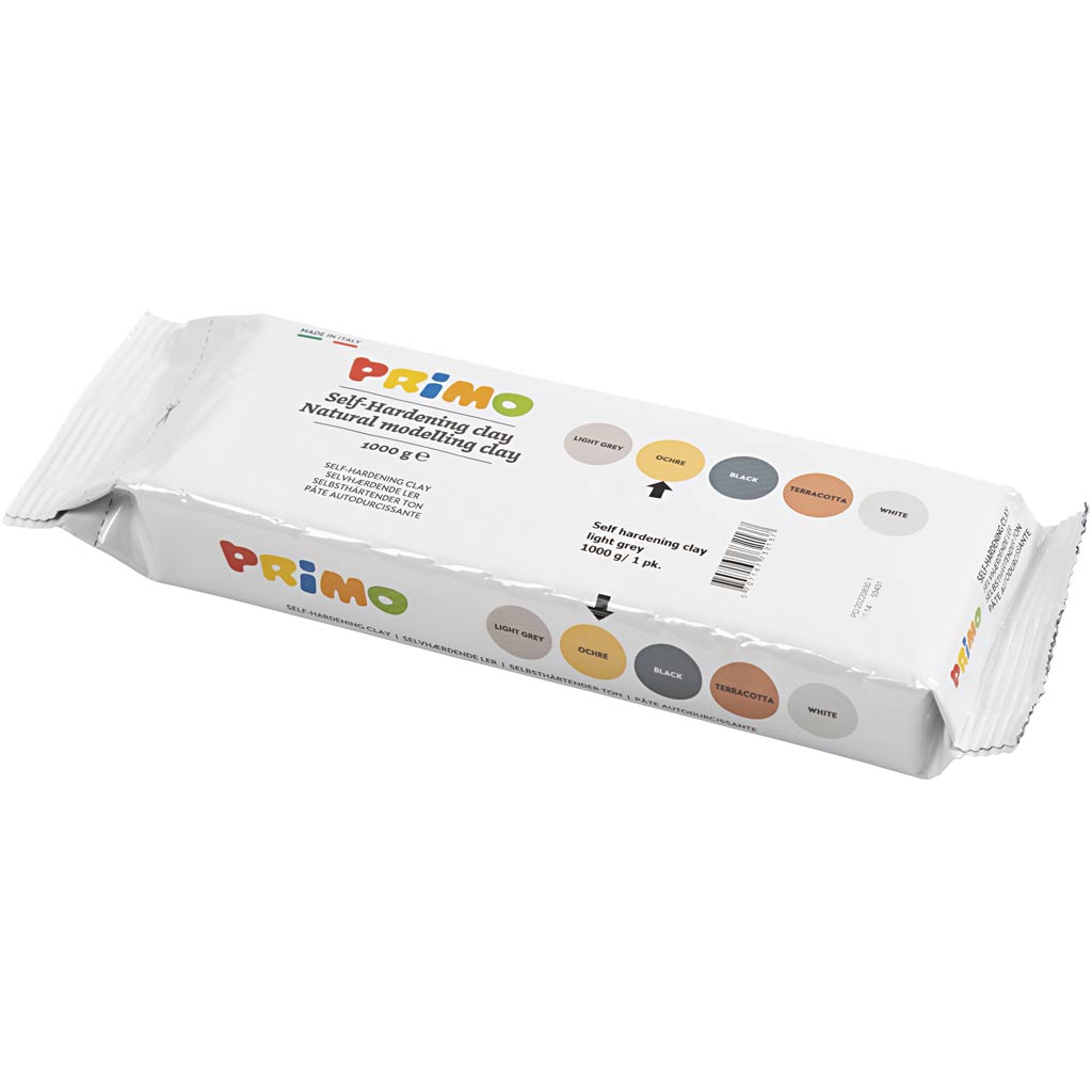 Self-Hardening Clay, yellow ochre, 12x1000 g