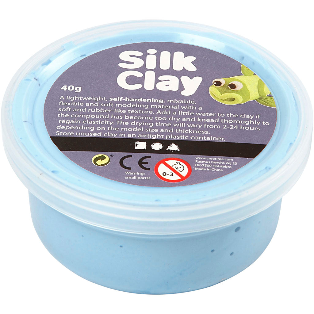 Silk Clay®, neon blue, 40 g/ 1 tub