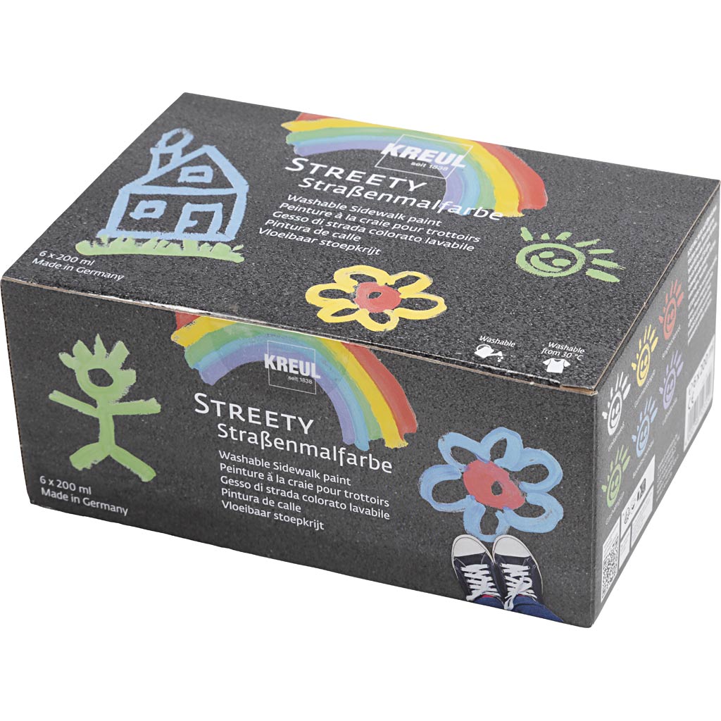 Sidewalk Chalk Paint, 6x200 ml