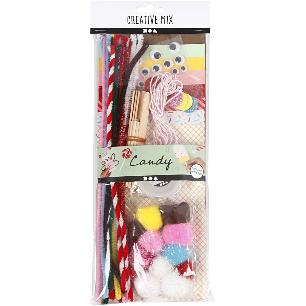 Crafting assortment, Candy, 1 pack
