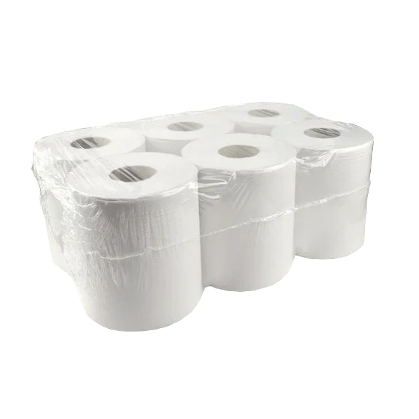 Towel Roll Midi 2 ply 150 meter Ø19cm 100% cellulose T9 (6 pcs)